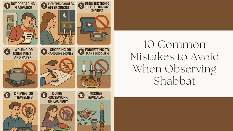 10 Common Mistakes to Avoid When Observing Shabbat