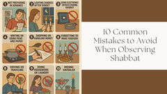 10 Common Mistakes to Avoid When Observing Shabbat