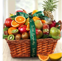 Sympathy Fruit Baskets: Fresh & Healthy - Swerseys