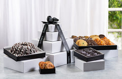 Delectable Deluxe White Bakery Gift Tower - Swerseys