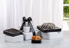 Delectable Signature White Bakery Gift Tower - Swerseys