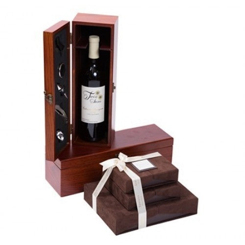 Hanukkah Executive Wine Chocolate Luxurious Gift Set - Swerseys