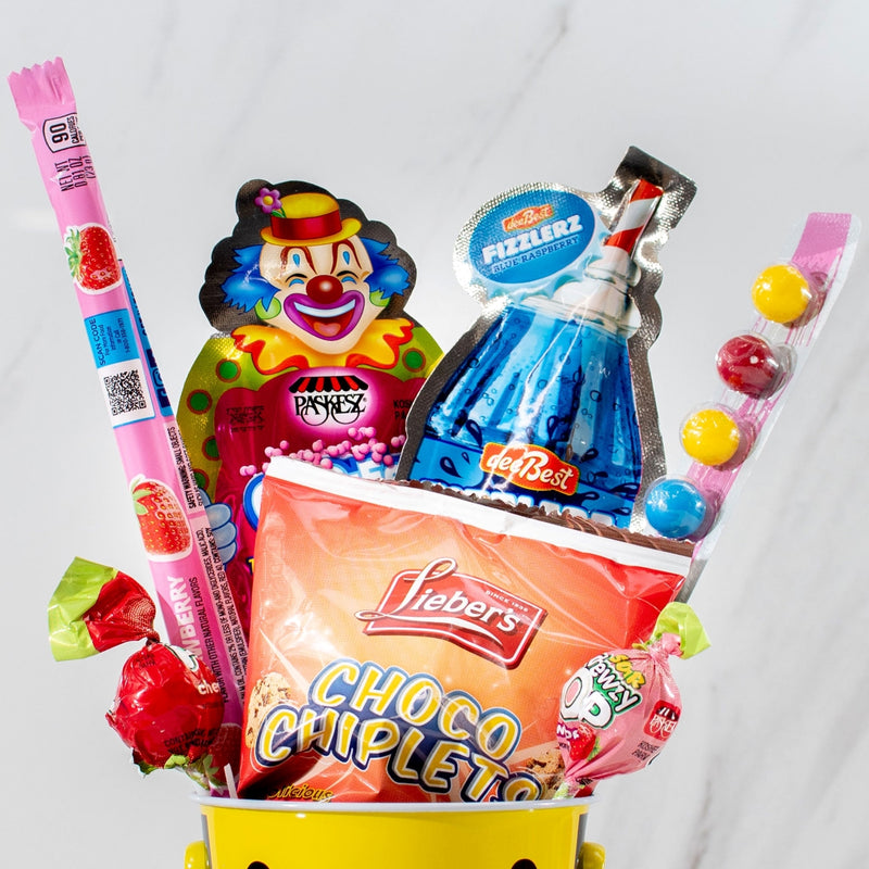 Kids Smiley Snacks & Candy Variety Gift Pale 2 - Swerseys