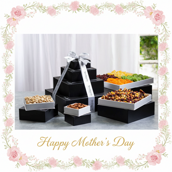 Divine Deluxe Nut and Dried Fruit Gift Tower | Swerseys Chocolate