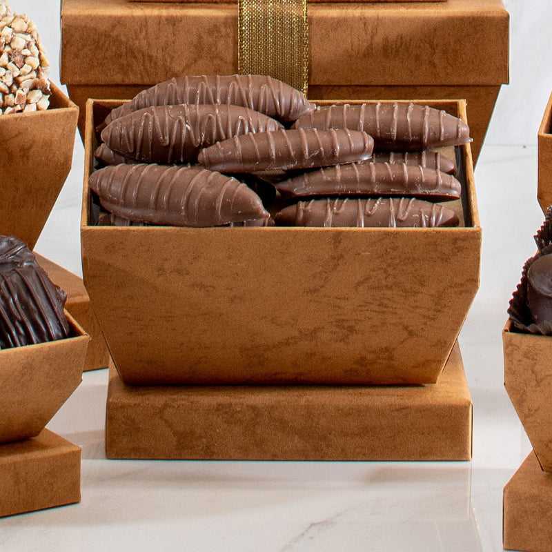 Purim Mishloach Manot Chocolate Dairy & Cookie 5-Tier Gift Tower