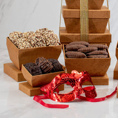 Purim Mishloach Manot Chocolate & Cookie 5-Tier Gift Tower 4 - Swerseys
