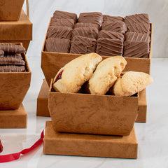 Purim Mishloach Manot Chocolate Dairy & Cookie 5-Tier Gift Tower
