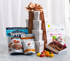 Splendid Deluxe White Speckled Gift Tower - Swerseys Chocolate