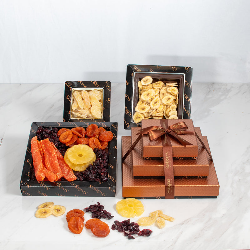 Swerseys 3 Tier Gourmet Dried Fruit Reserve Collection