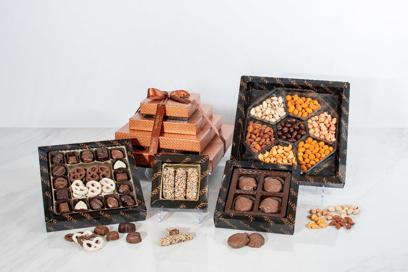 Swerseys 4 Tier Parve Executive	Indulgence Chocolate & Nuts Gift Tower 2