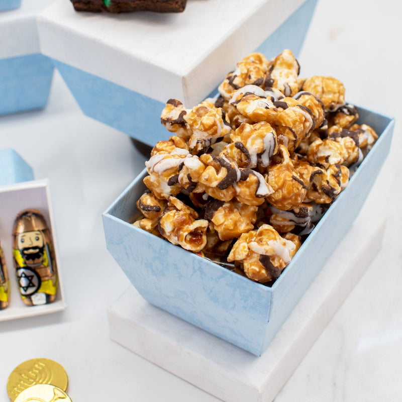 Marvelous Hanukkah Gourmet Chocolate Snack Tower 2 - Swerseys