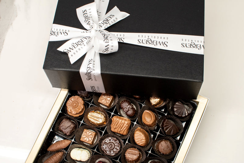 Black Chocolate Thank You Gift Box 3 - Swerseys