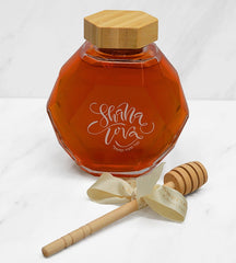 Rosh Hashanah Fruit & Honey Wooden Gift Box 2 - Swerseys