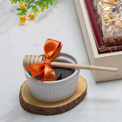 Rosh Hashanah Gourmet Popcorn & Cookies Wood Keepsake Gift Box 6 - Swerseys