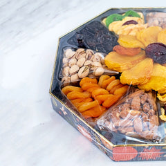 Swerseys Hanukkah Delightful Assorted Dried Fruit & Nut Gift Tray