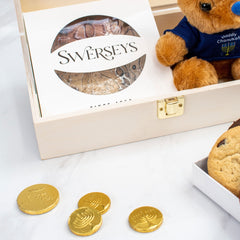 Swerseys Happy Hanukkah Teddy Bear & Cookies Gift Set 2