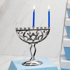Marvelous Hanukkah Chocolate Snacks & Menorah Gift Tower 6 - Swerseys