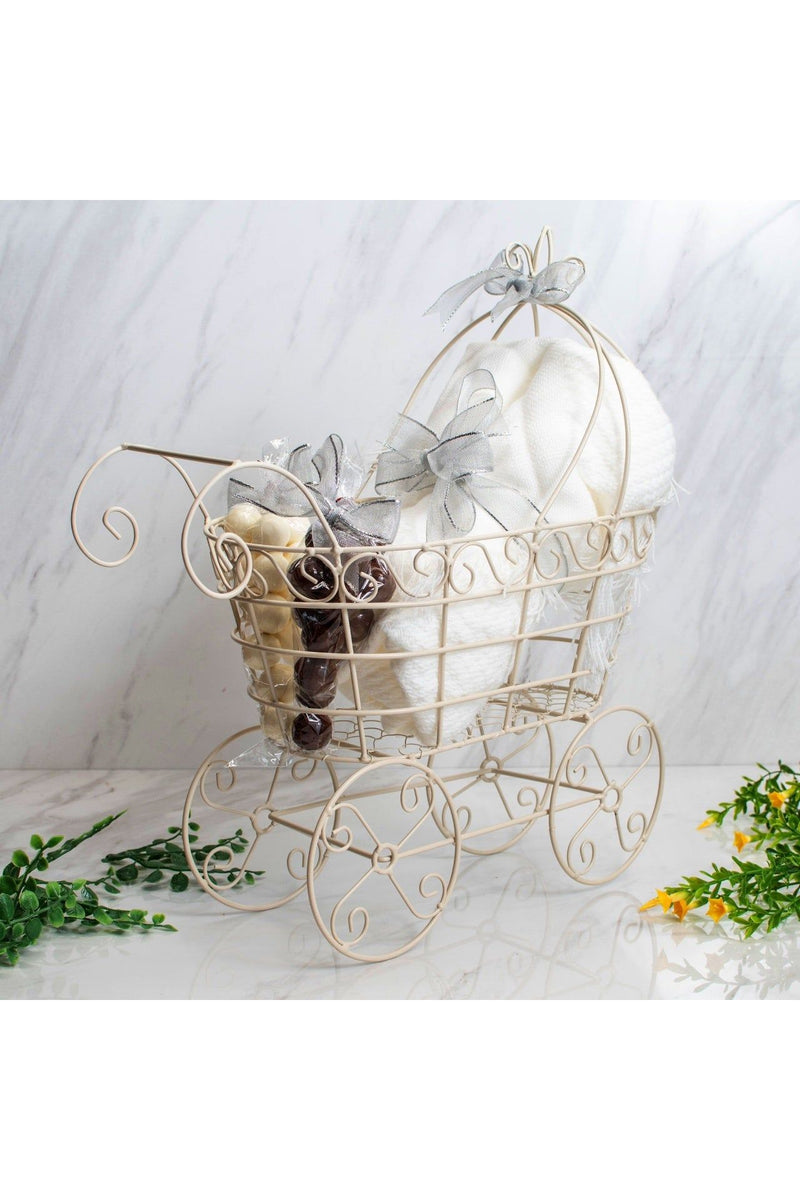 Swerseys Carriage Blanket Mother & Baby Boy Gift Basket