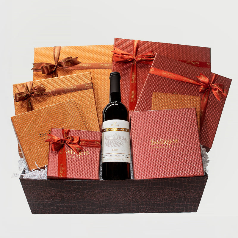 The Grand Indulgence Kosher Chocolate Gift Basket 2
