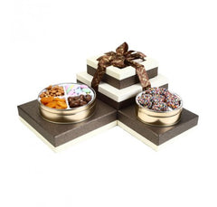 Sympathy Gift Tower Gourmet Treats - Swerseys