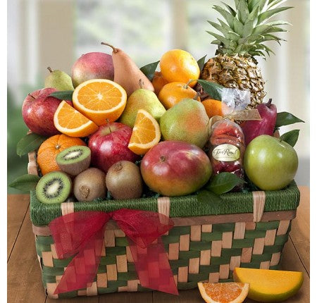 Tropical Abundance Fruit Basket - Swerseys