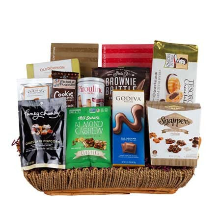 Gourmet Indulgence Kosher Gift Basket - Swerseys Chocolate