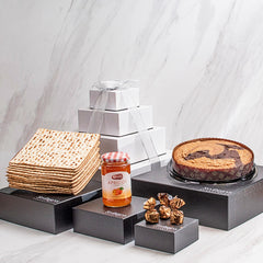 Happy Passover Grand Variety 4-Tier Gift Tower - Swerseys Chocolate